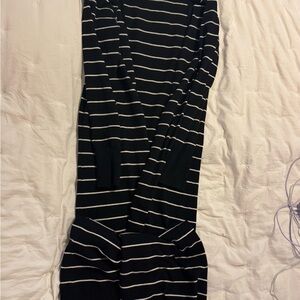 Z Supply Black and White Striped Top